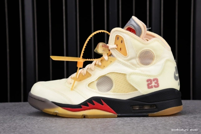 DH8565-100 Jordan 5 Retro Sail OFF-WHITE 0801